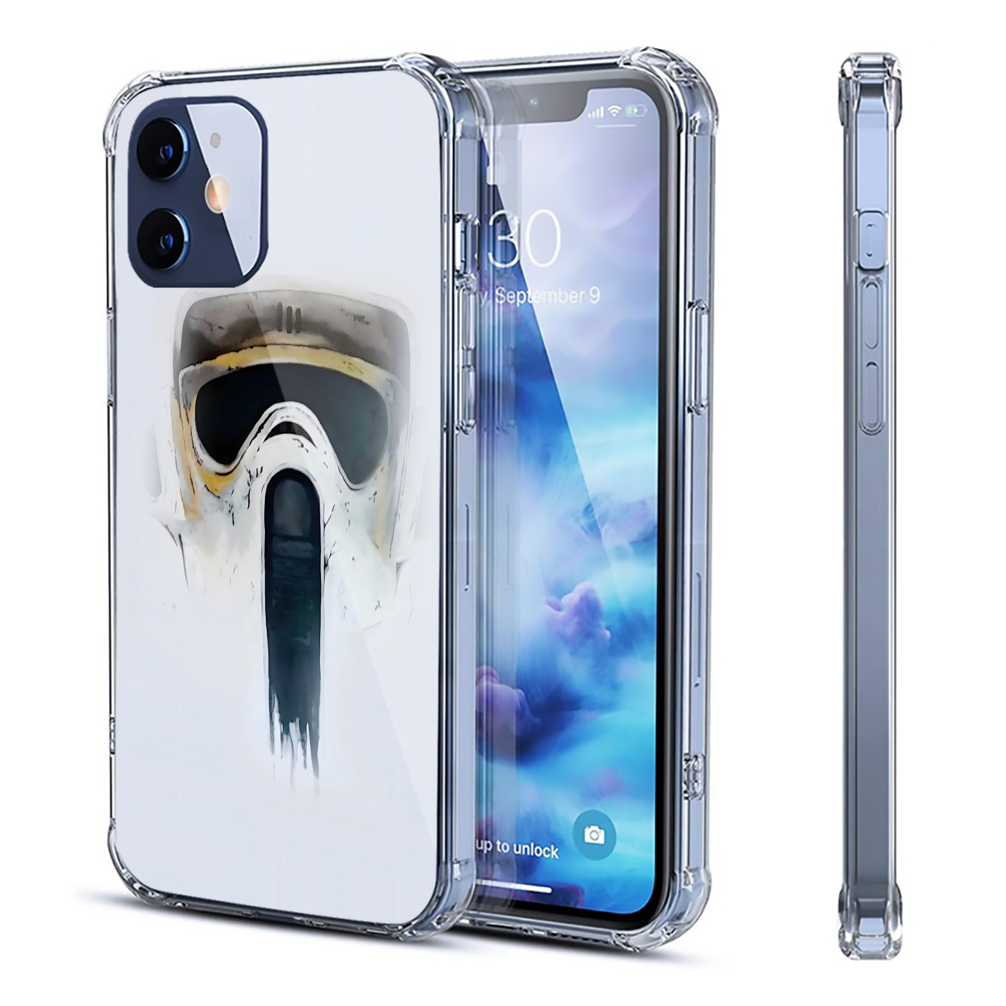 （画像用） スター・ウォーズ Star Wars 【iPhone 12シリーズ対応】透明スマホケース（クリアソフトケース）